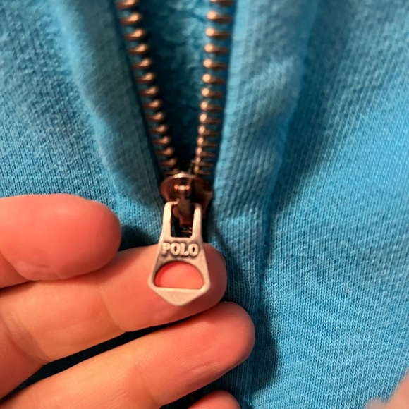 Vintage Polo Ralph Lauren Full Zip Heavyweight Hoodie Mens XL - Picture 4 of 7